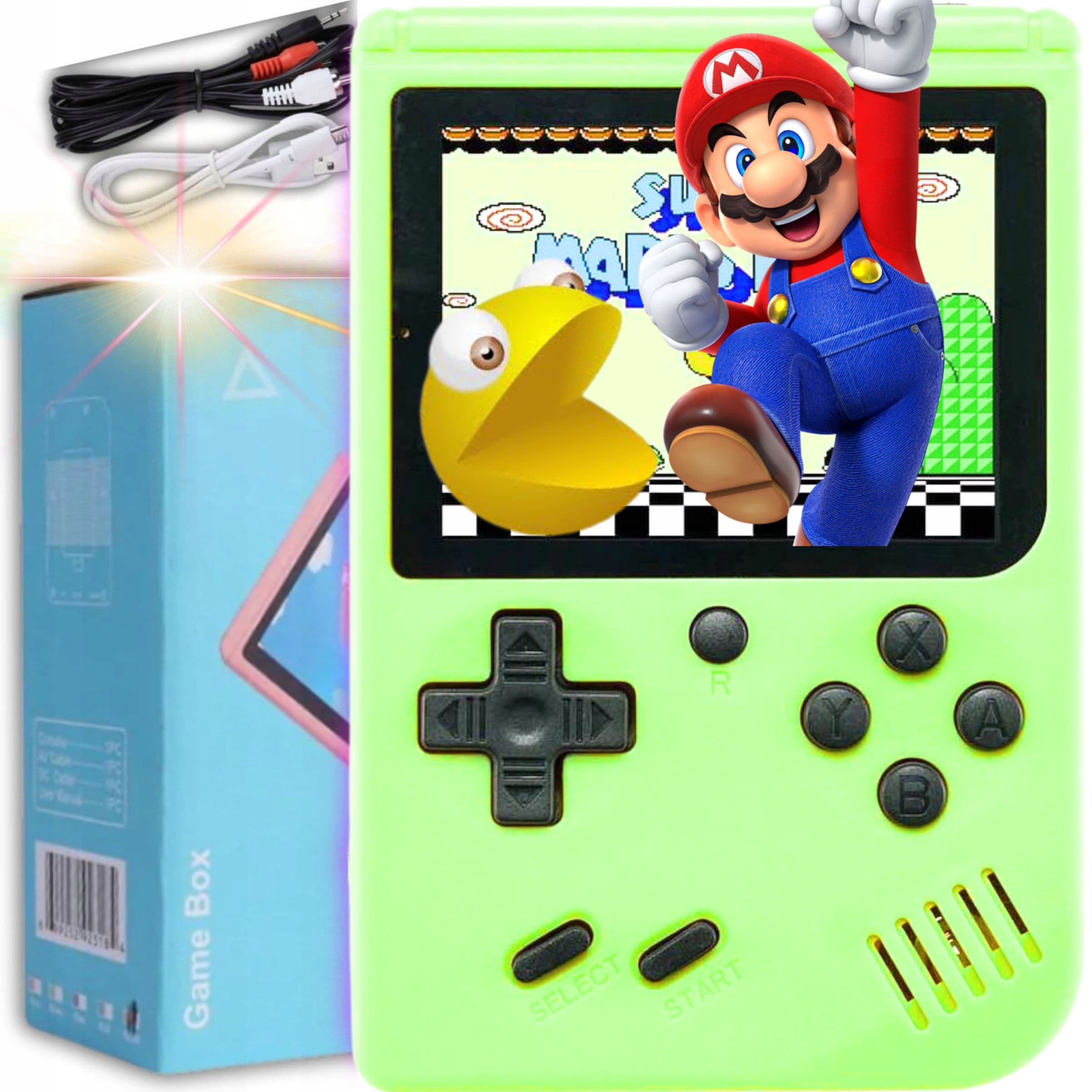 🎮 Konsola Kieszonkowa PEGASUS Mini – Zielona

Mini konsola z 500 grami w jednym urządzeniu – idealny prezent dla dzieci i dorosłych!